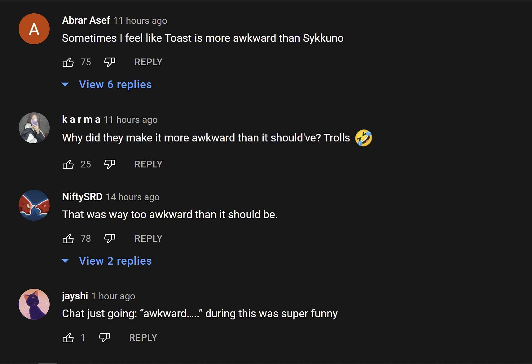 Fans provide their take on the streamers' conversation 1/2 (Image via Shrimpkkuno/YouTube)